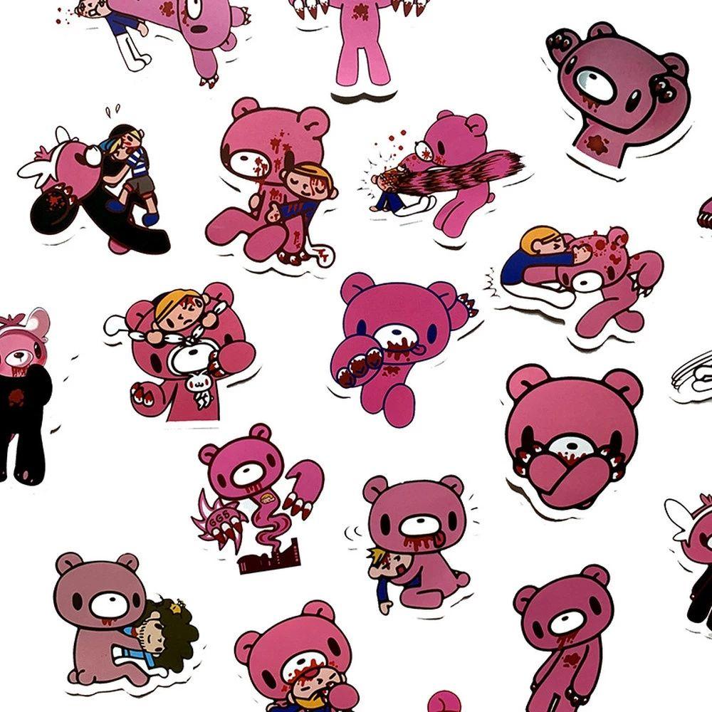 [Elegan] Angry Bears Stiker Tahan Air Notebook Decals Stiker Poster Alat Tulis Stiker Untuk Mobil Gitar Kartun Stiker