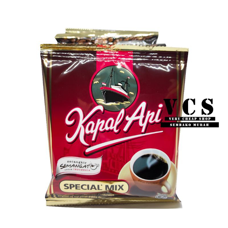 

Kopi kapal api mix 10 Sachet per Renceng 25g ORIGINAL