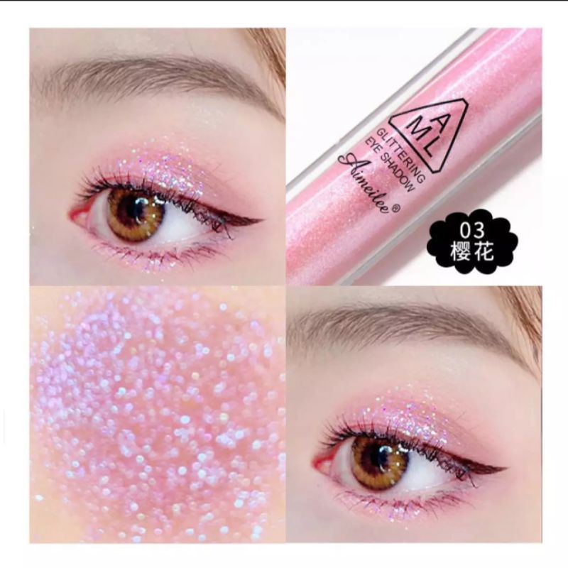 RCS✅ - Eyeshadow cair glitter shimmer eyeliner glitter PNF