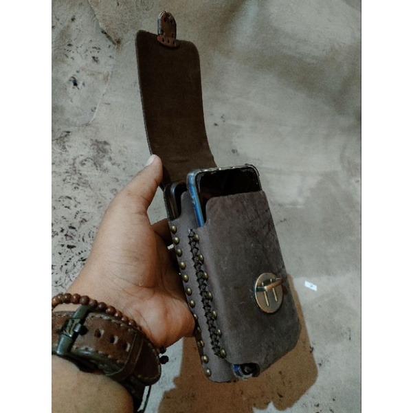 Dompet Hp Ryoku 100% full kulit sapi asli crazy horse