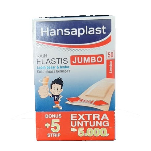 Hansaplast Kain Elastis Jumbo 50's