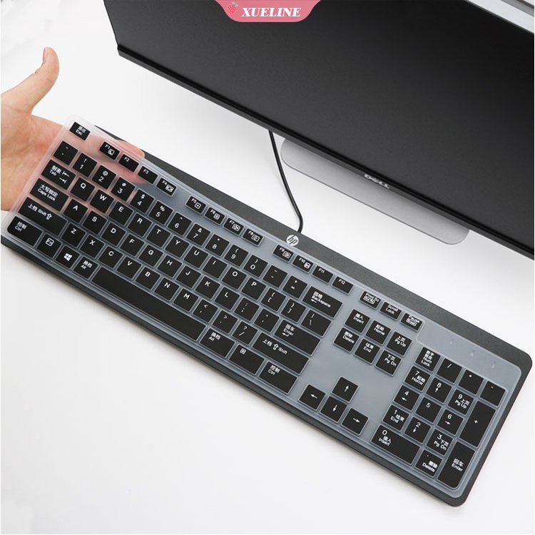 Cover Pelindung Keyboard Bahan Silikon Anti Air Untuk HP Zhan Series 23.8 Inch