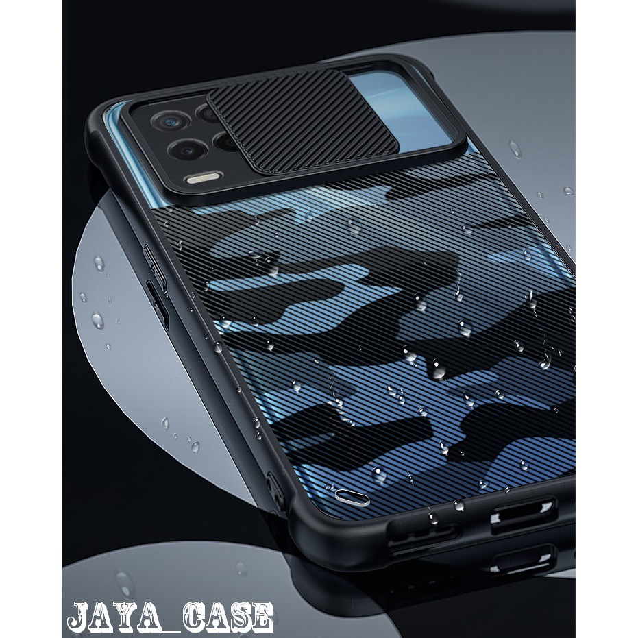 Hybrid Camouflage Camera Slide Case Realme 8 8 Pro Realme 8 5G Cover