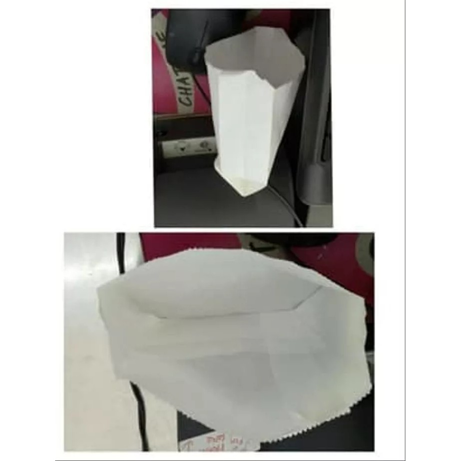 

Paper Bag / Kantong Kertas Putih Kecil (11 X 10.5) [MIN PEMBELIAN 100pcs] - Kue Kering, Cookies, Kukis Putih Kecil