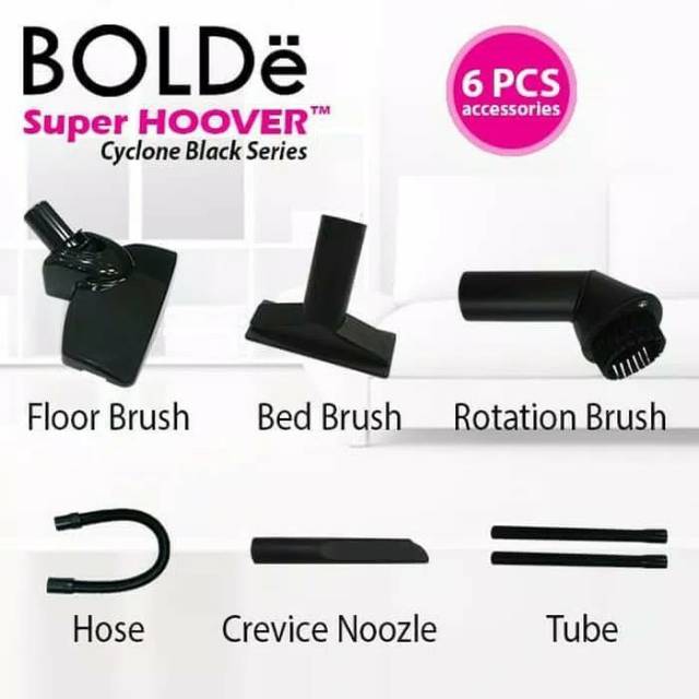 Vacuum Ceaner BOLDe Super Hoover Cyclone Black Series