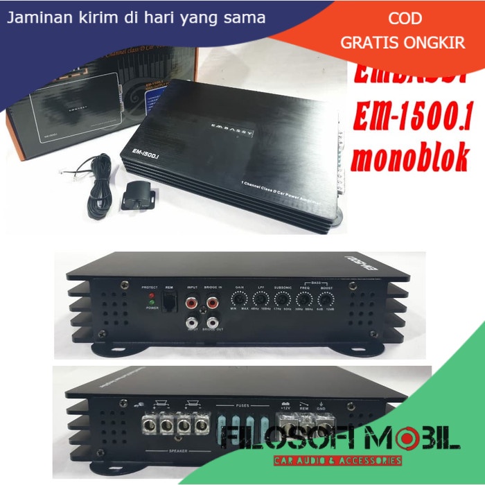 POWER MONOBLOCK EMBASSY EM-1500.1