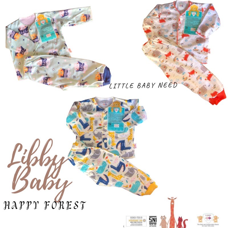 SETELAN PIYAMA BAJU PANJANG BAJU BAYI NEWBORN BAJU LAKI KAKI PEREMPUAN