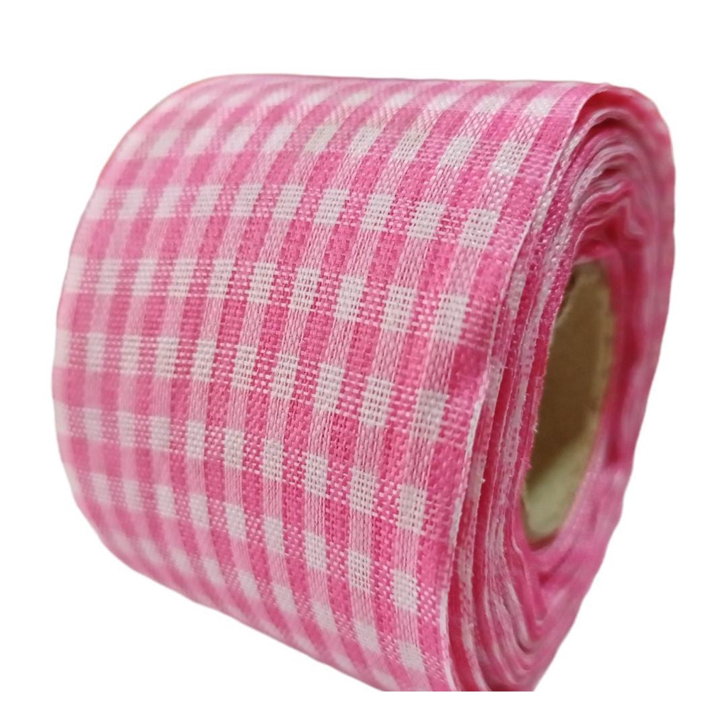 

Pita Kotak Pink Muda Ukuran 2 inch / 5cm Per Roll