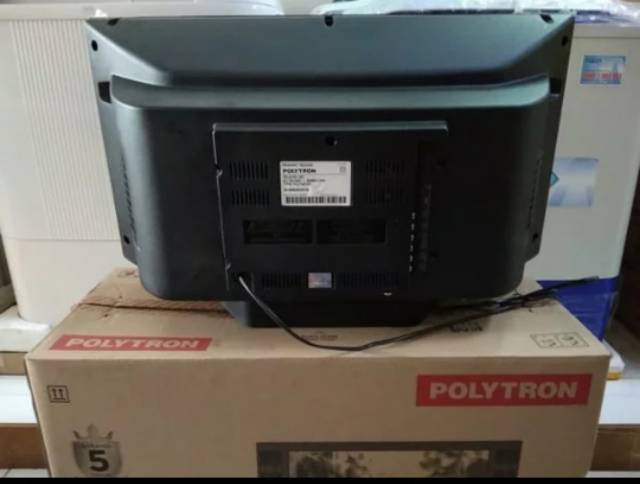 TV tabung Led polytron Pld 24d123-pld v 123 sudah digital tv