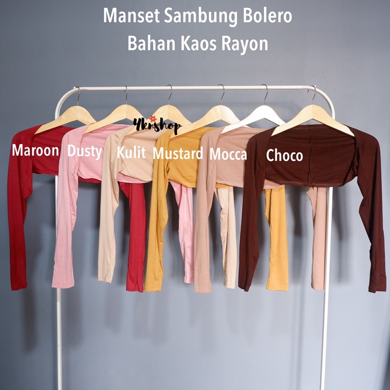 (BOLERO) Manset Sambung BOLERO bahan Rayon Super Adem