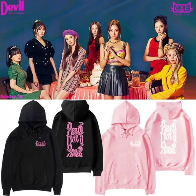 HOODIE KPOP CLC ALBUM DEVIL KEREN HIGH QUALITY SABLON