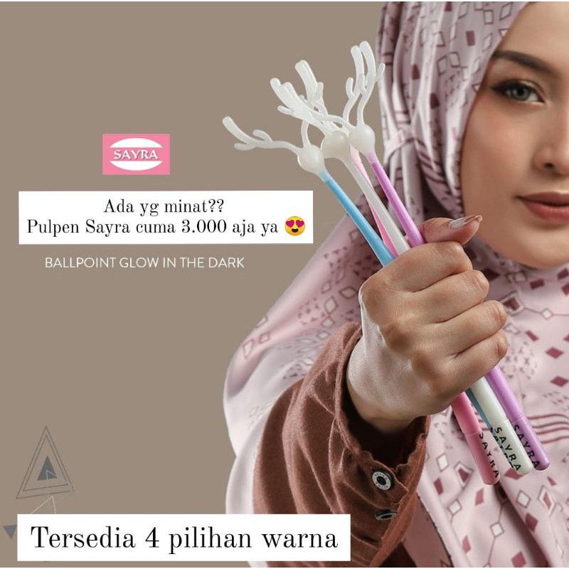 

Pulpen Sayra Glow In The Dark