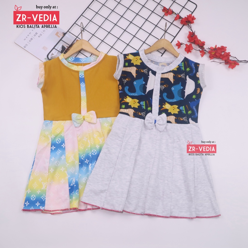 Dress Lala uk 5-6 Tahun TYPE C / Dres Fashion Kids Perempuan Baju Anak Cewek Gaun Pesta Import