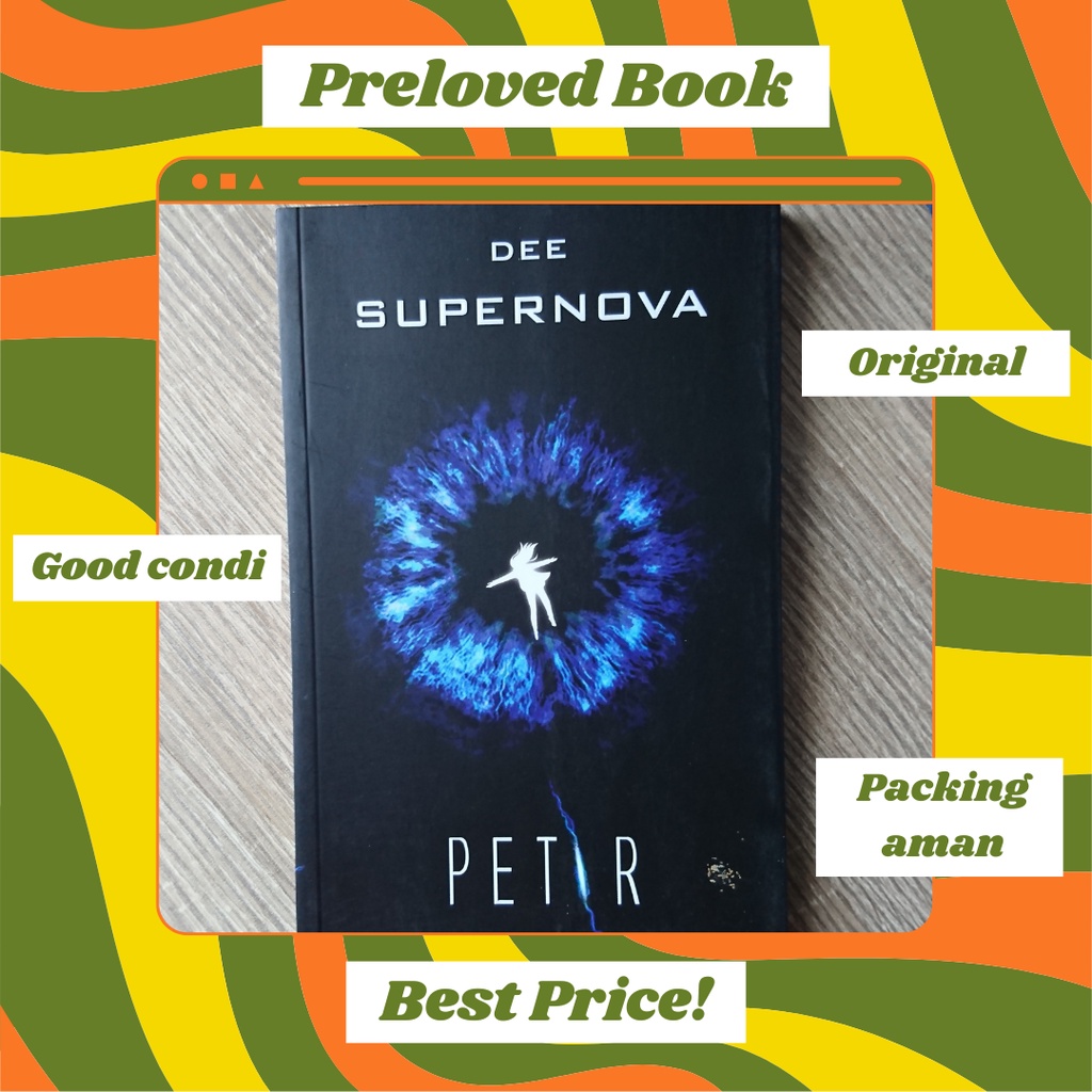 Preloved Dee Lestari Supernova Petir Buku Bekas Original