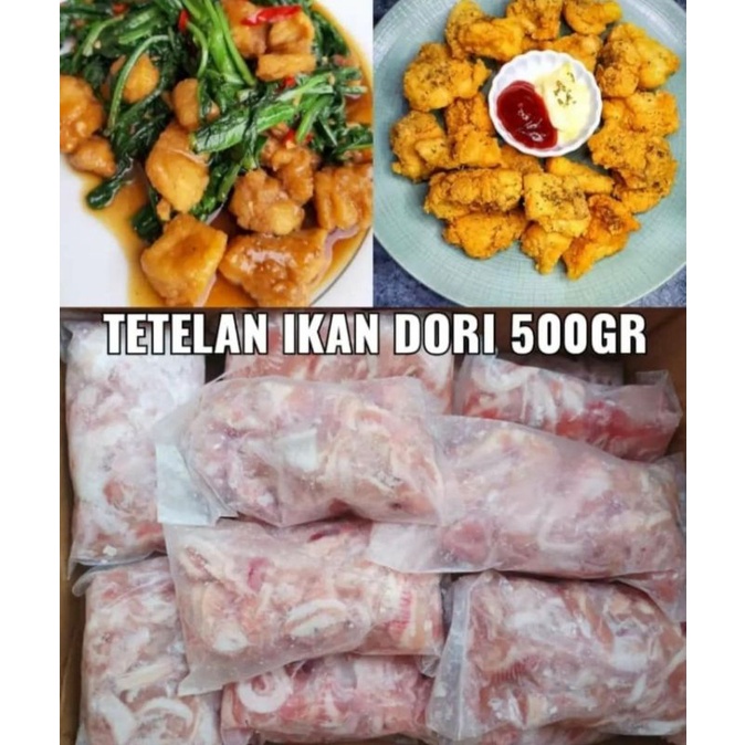 

tetelan ikan dori 500gr