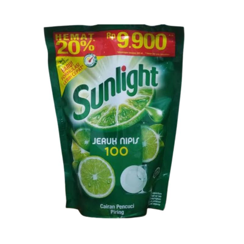 Sunlight Sabun Pencuci Piring Lemon Lime 460ml/510ml