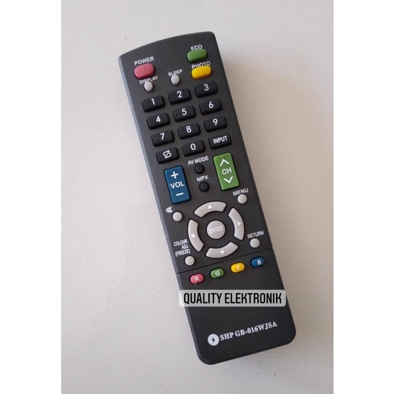 REMOTE TV LED SHP-GB 016 WJSA UNTUK SHARP