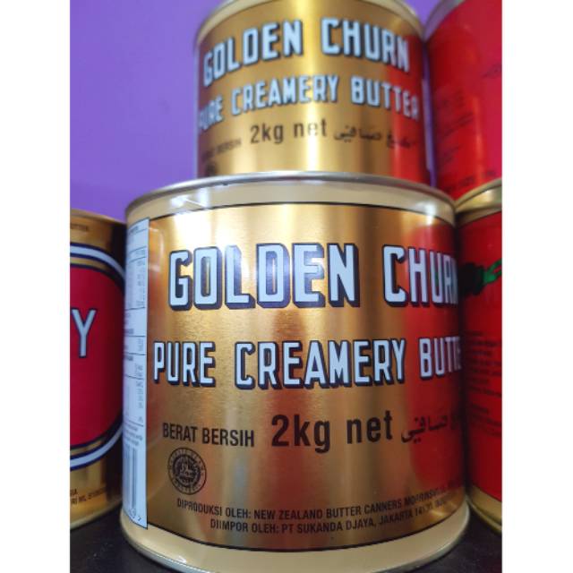 Golden Churn Butter Mentega Gentong 2 Kg Shopee Indonesia