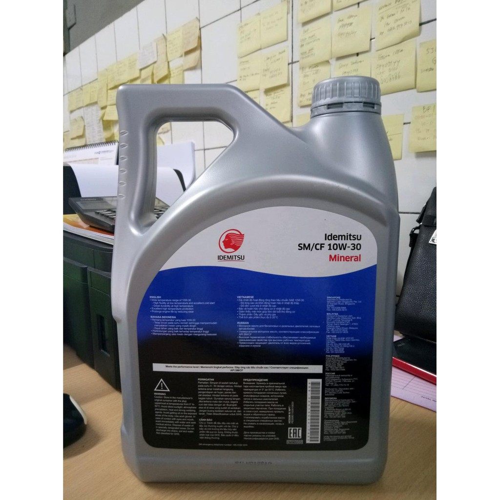 Stok Terakhir Oli Idemitsu 10W30 Api Sm Cf Galon 4 Liter Original Idemitsu