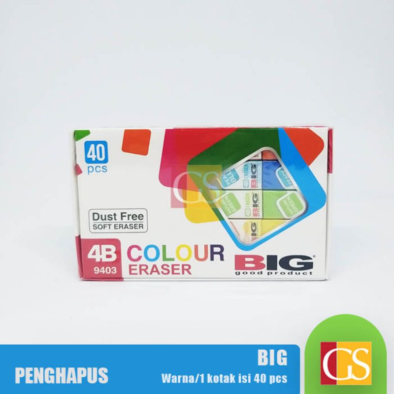 

Penghapus BIG 4B Warna Warni Kecil(1 pcs)