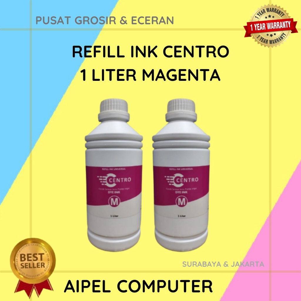 RIC1M | REFILL INK CENTRO 1 LITER MAGENTA