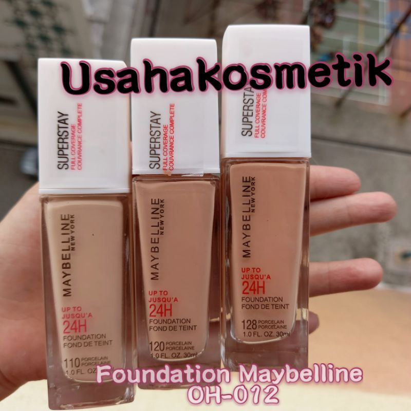 ECER!! FOUNDATION MAYBELLINE SUPER STAY/DREAM LIQUID/MATTE PORELLES NO. OH 011/012/013