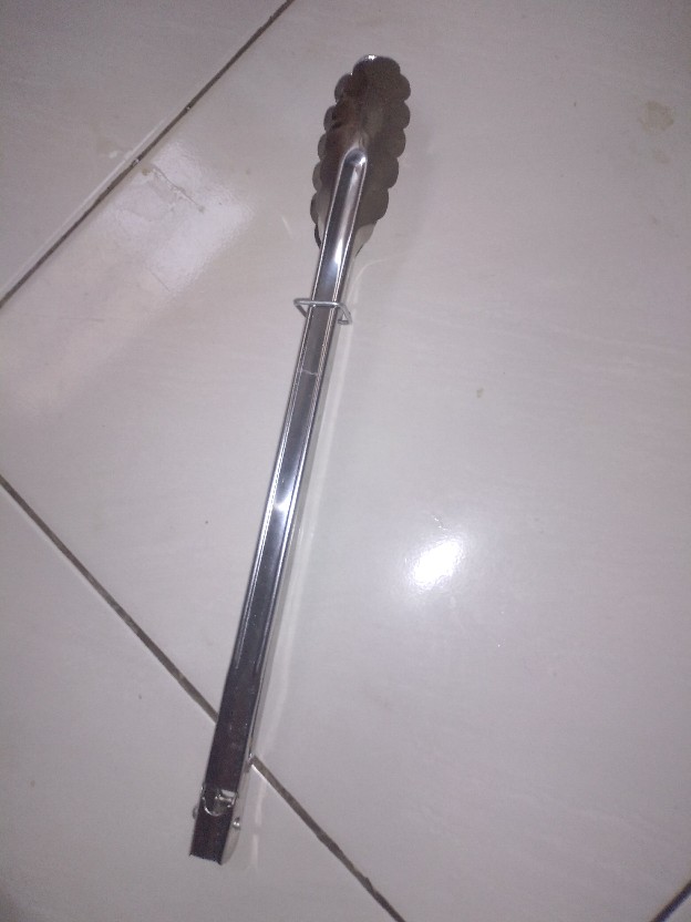 Jepitan Stainless / Tirisan Gorengan / Penjepit Makanan Capitan Kue 21 Cm, 29 Cm, Dan 35 Cm