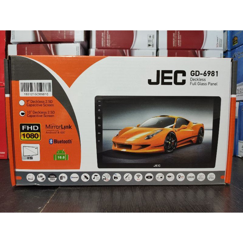 headunit 2din Android JEC GD-6981 10" inch