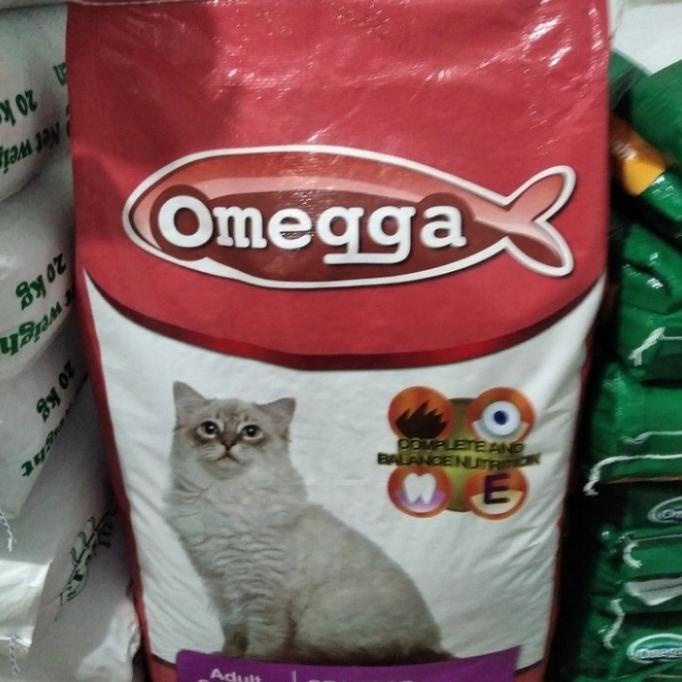 

Omegga Seafood Flavor 20Kg/Dry Food/Makanan Kucing(Khusus Gojek/Grab)