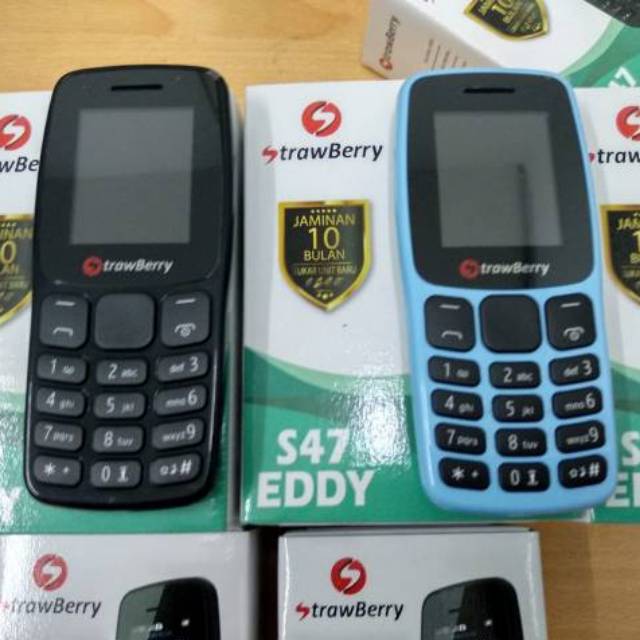 Hp Strawberry S47 Eddy Dual Sim Camera Kamera Slot Memory Garansi Setahun Resmi Ori Original New Shopee Indonesia