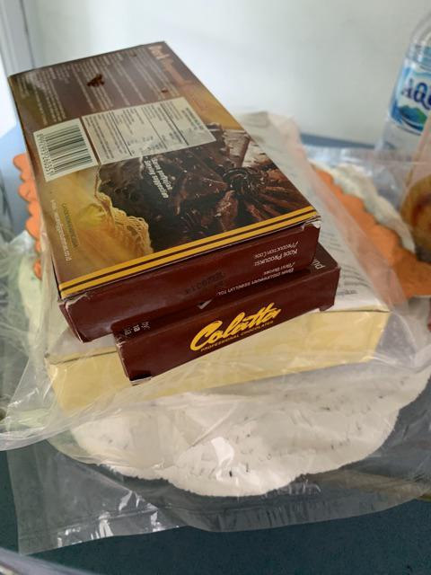 Alas Kue Emas Bulat & Petak 25x25cm