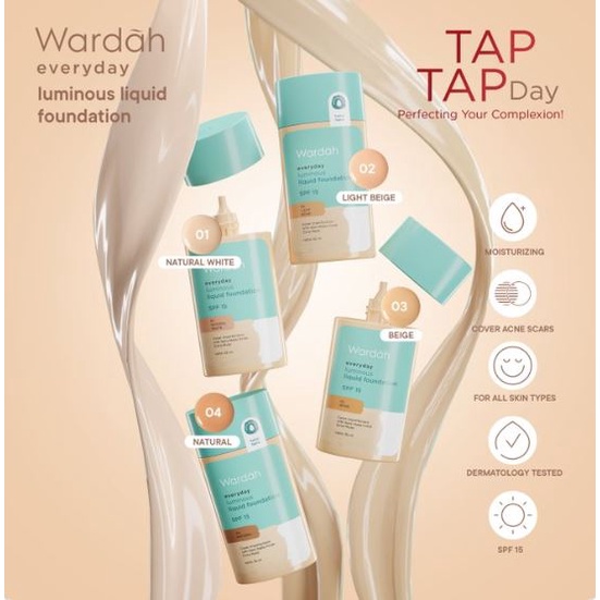 Wardah Everyday Luminous Liquid Foundation SPF15 35 ml