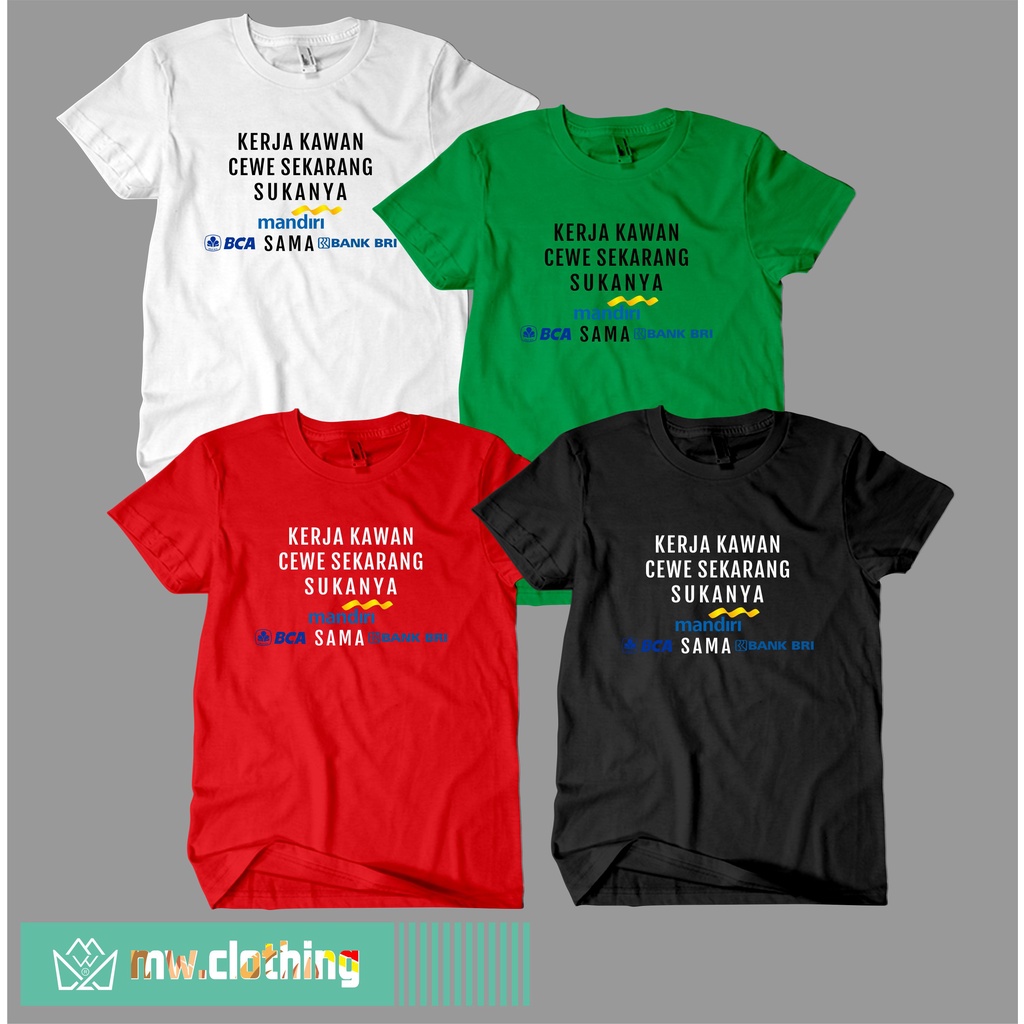 KAOS SABLON KERJA KAWAN