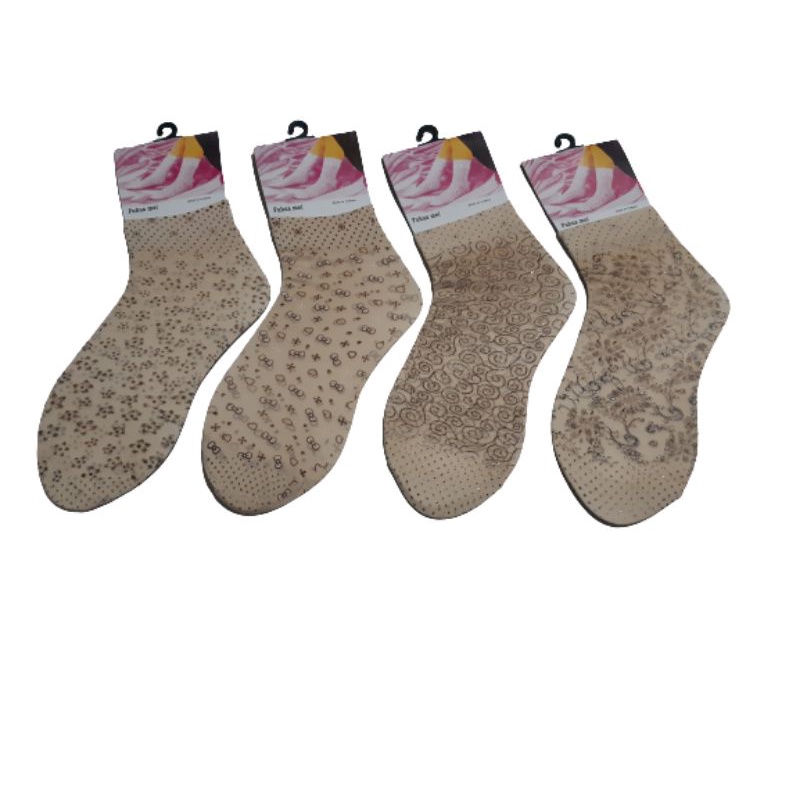 KAOS KAKI STOCKING PENDEK 3/4 MOTIF DEWASA DAN REMAJA /WANITA