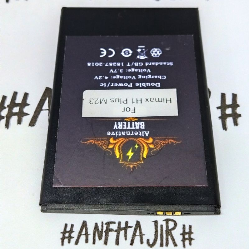 BATRE BATREI PERSAMAAN FOR HIMAX H1 PLUS M23 BATRAI BATERAI HIMAX H1+ M-23 M 23 ALTERNATIF MODIF BAT