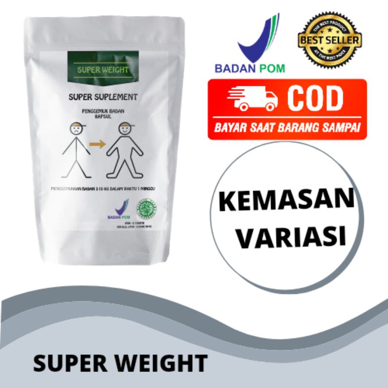 [BEST SELLER] SUPER WEIGHT GAIN Kapsul Penggemuk Ampuh