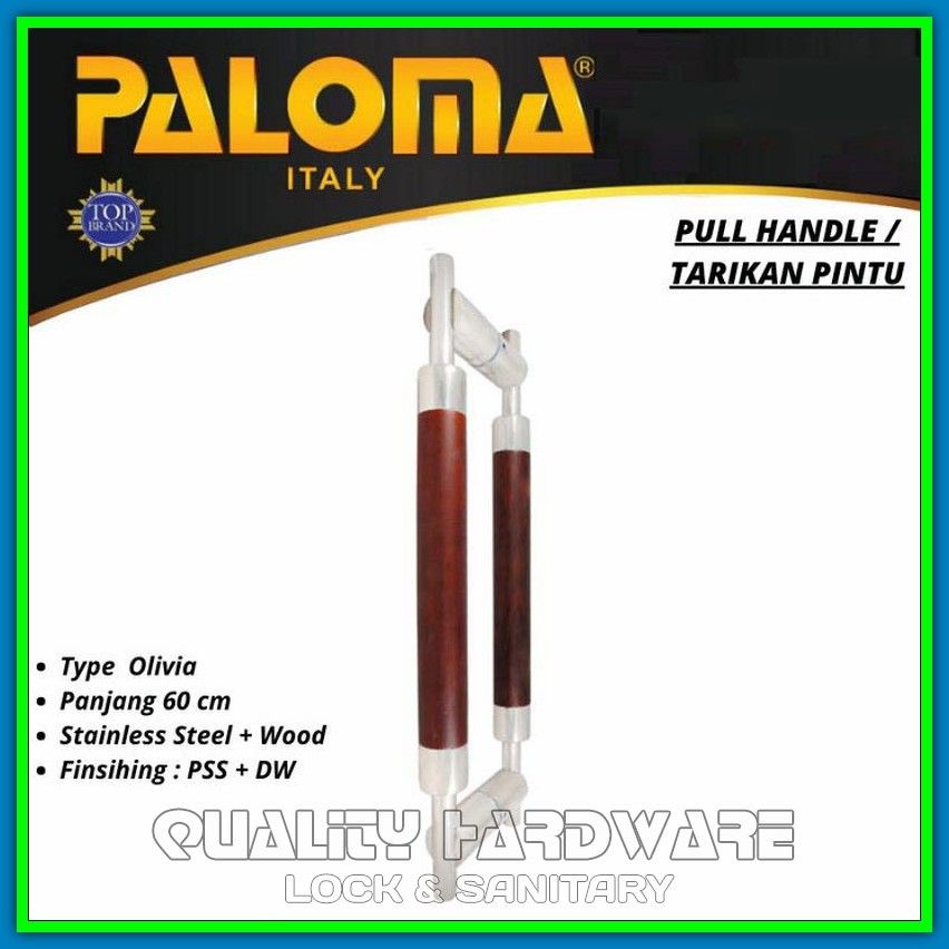 Handle Pintu / Gagang Pintu Minimalis Paloma QHPHP 608 600 mm 60 cm Handel Pintu Murah Berkualitas
