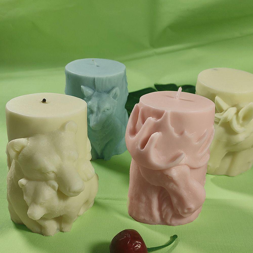 Preva Candle Mold Fragrance Plester Cetakan Lilin Elk Bear