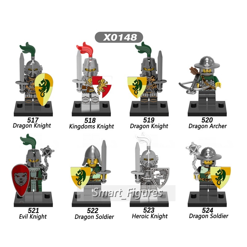 Mainan Action Figure Minifigures Abad Pertengahan Kuno Mesir Roman Warrior Mummy Atlantis Gladiatus