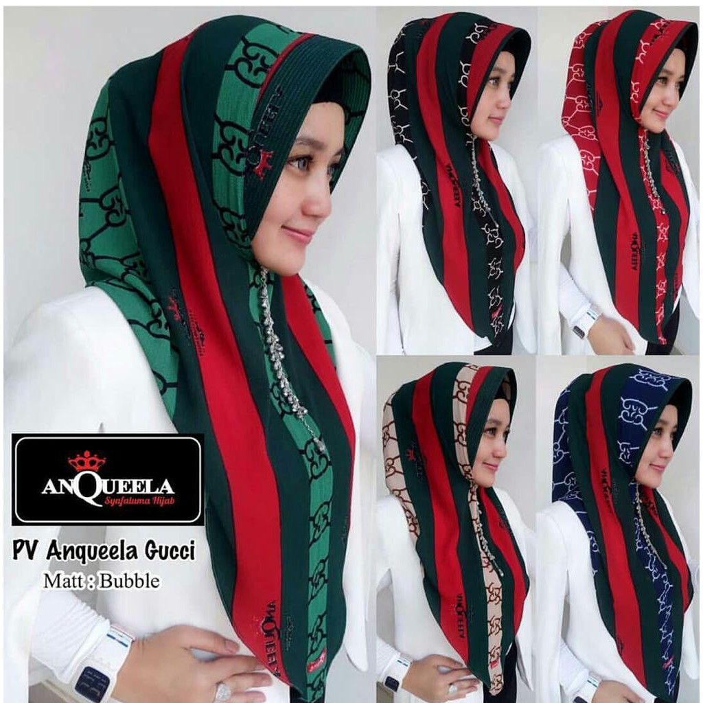 Jilbab Pv List Gucci Anqueela Hijab Shopee Indonesia