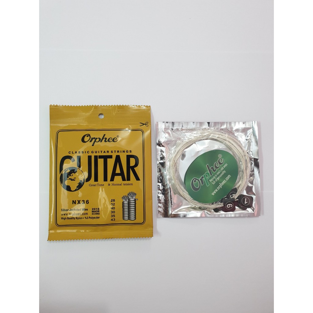 Senar Nylon untuk Gitar Classic Merk Orphee Normal Tension dan Hard Tension Murah Jakarta