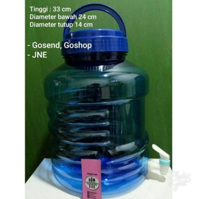 Galon Kran 12 Liter + Tutup