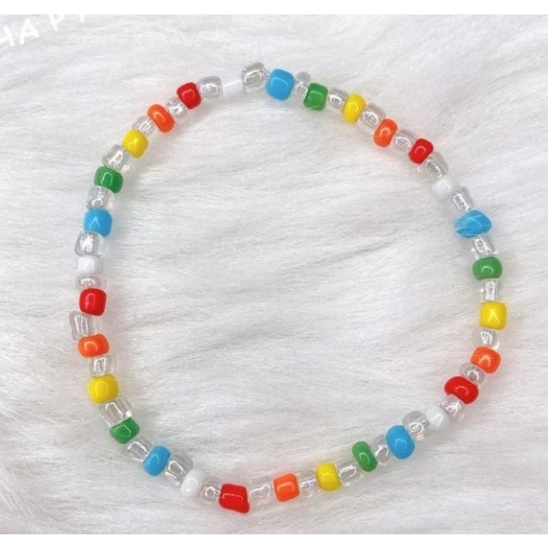 bracelet kpop idol/gelang manik/gelang korea/gelang beads single bunga daisy