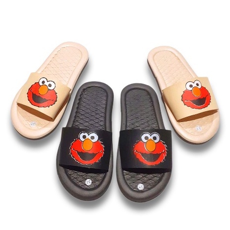 Sandal Selop Wanita Dewasa Motif ELMO Trend Terbaru