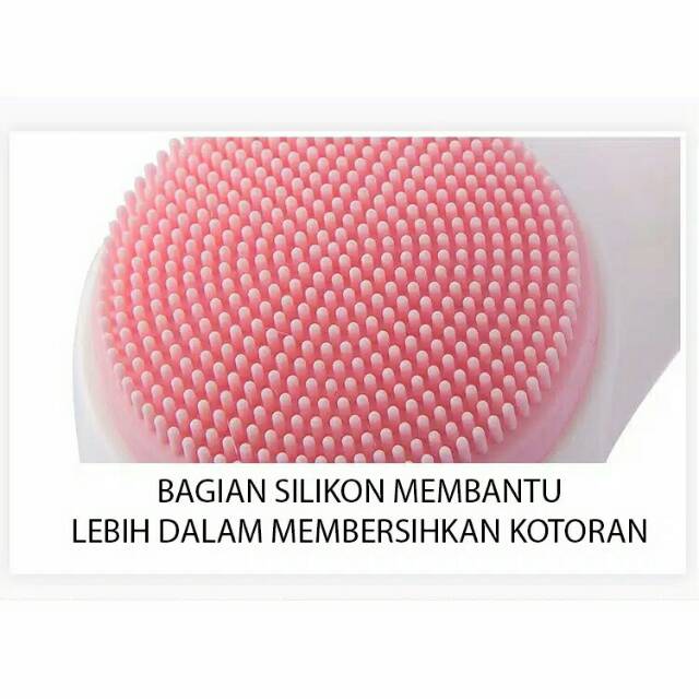 SIKAT PEMBERSIH WAJAH FACIAL CLEANSING BRUSH 3D SILICONE