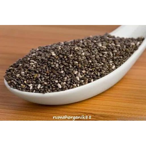 

MURAH PROMO Organic Black Chia Seeds (Biji Chia) 1000gr/1 Kg