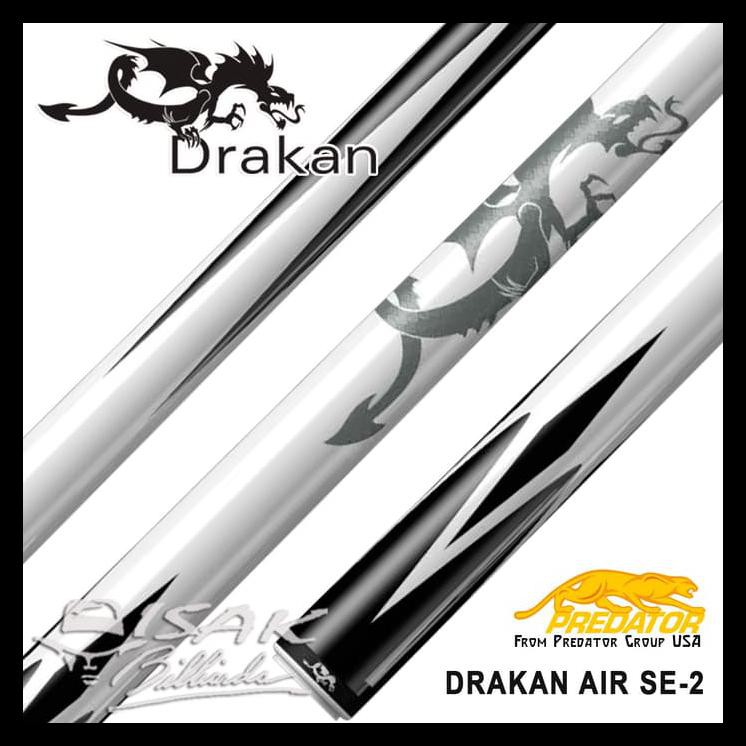 GRATIS  Drakan Air SE-1 Pool Cue by Predator USA - Stik Biliar Billiard