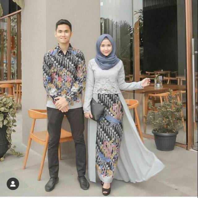 Best seller Batik couple kania batik brukat elegan cocok ...