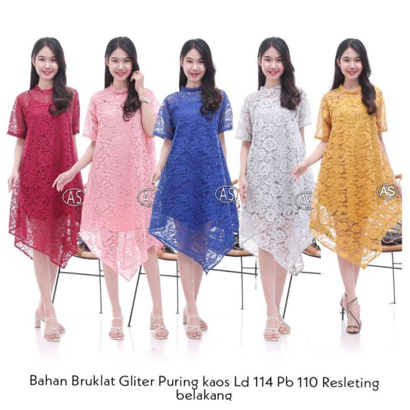 DRESS LANCIP BROKAT PREMIUM