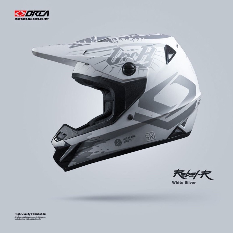 HELM RSV ORCA REBEL-R -SILVER